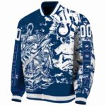 customized indianapolis colts fishing art blue jacket best selling