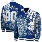 customized indianapolis colts fishing art blue jacket best selling