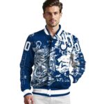 customized indianapolis colts fishing art blue jacket best selling