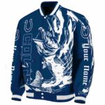 customized indianapolis colts fishing passion blue white jacket best selling