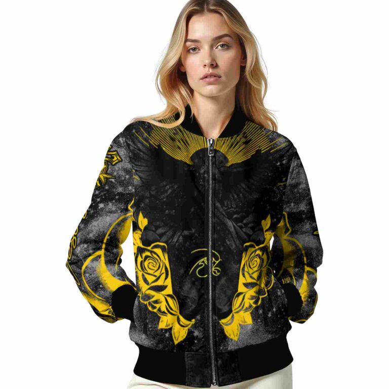customized iowa hawkeyes praying hands black jacket latest model