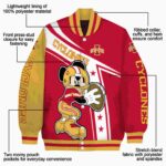 customized iowa state cyclones mickey football red white jacket best selling