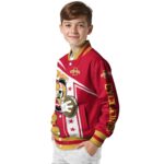 customized iowa state cyclones mickey football red white jacket best selling
