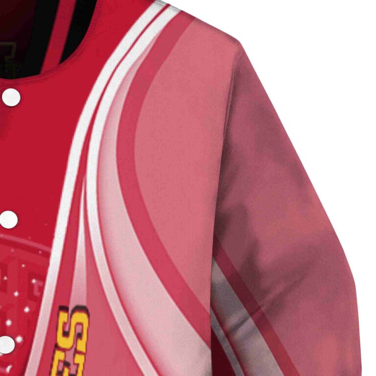 customized iowa state cyclones wave patterns red jacket premium grade