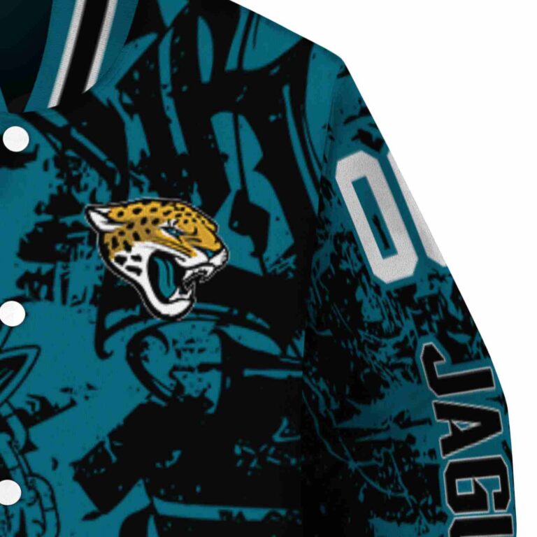 customized jacksonville jaguars fishing art teal jacket premium grade