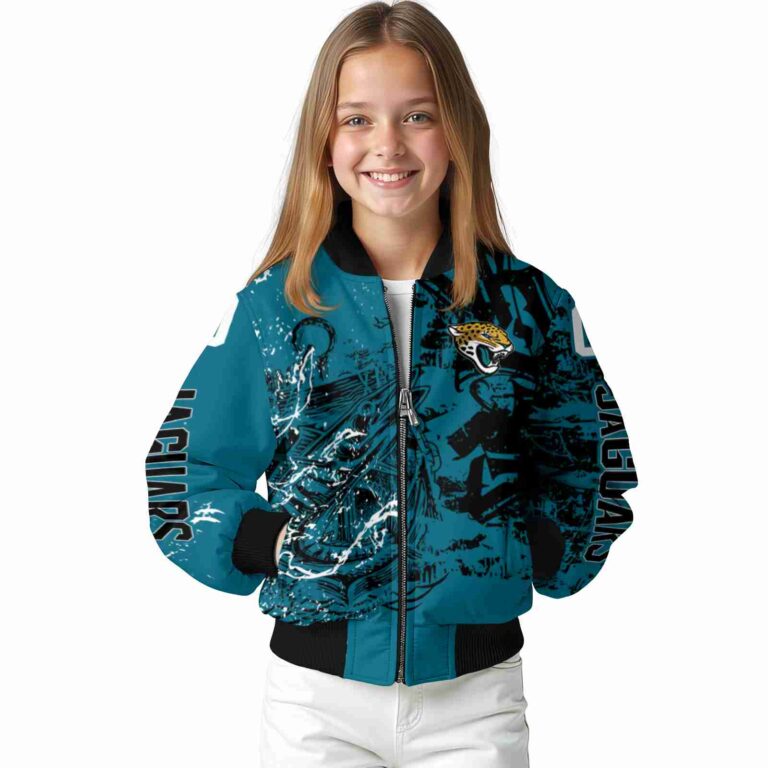 customized jacksonville jaguars fishing art teal jacket top rated