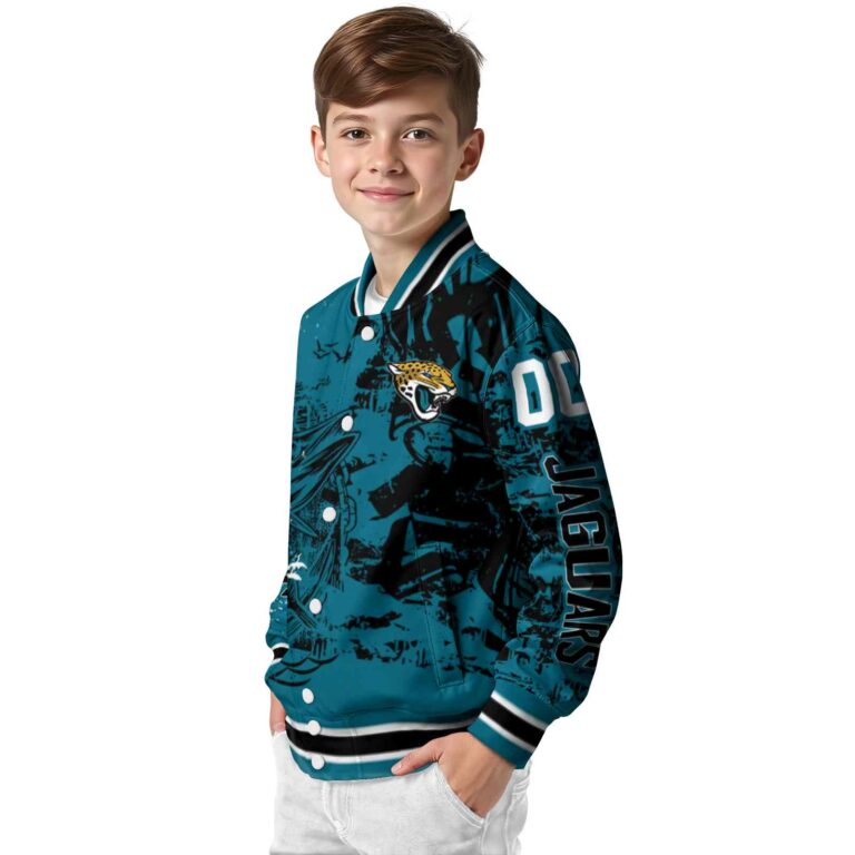 customized jacksonville jaguars fishing art teal jacket trendy