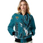 customized jacksonville jaguars fishing passion teal white jacket best selling