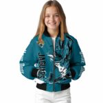 customized jacksonville jaguars fishing passion teal white jacket best selling