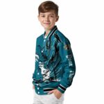 customized jacksonville jaguars fishing passion teal white jacket best selling