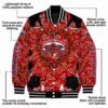 customized jacksonville state gamecocks heart explosion red jacket new arrival
