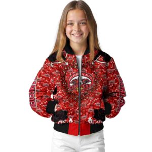 customized jacksonville state gamecocks heart explosion red jacket top rated