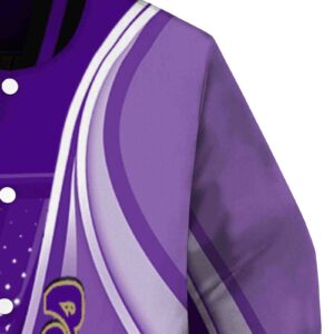 customized james madison dukes wave patterns purple jacket premium grade