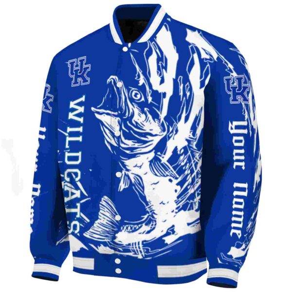customized kentucky wildcats fishing passion blue white jacket best selling