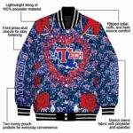 customized la tech heart explosion blue jacket best selling
