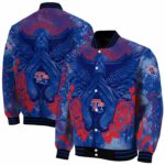 customized la tech praying hands blue jacket best selling