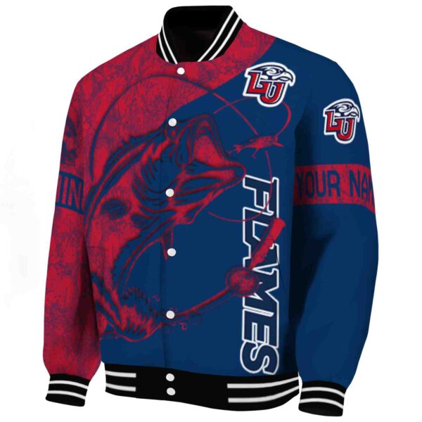 customized liberty flames fishing rod blue jacket best selling