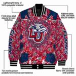 customized liberty flames heart explosion red jacket best selling