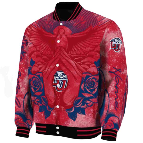 customized liberty flames praying hands red jacket best selling