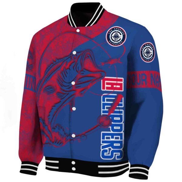 customized los angeles clippers fishing rod blue jacket best selling