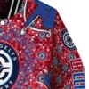 customized los angeles clippers heart explosion red jacket premium grade