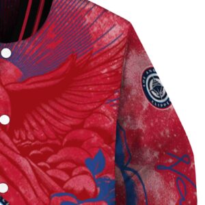 customized los angeles clippers praying hands red jacket premium grade