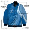 customized los angeles dodgers wave patterns blue jacket new arrival