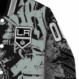 customized los angeles kings fishing art black jacket premium grade
