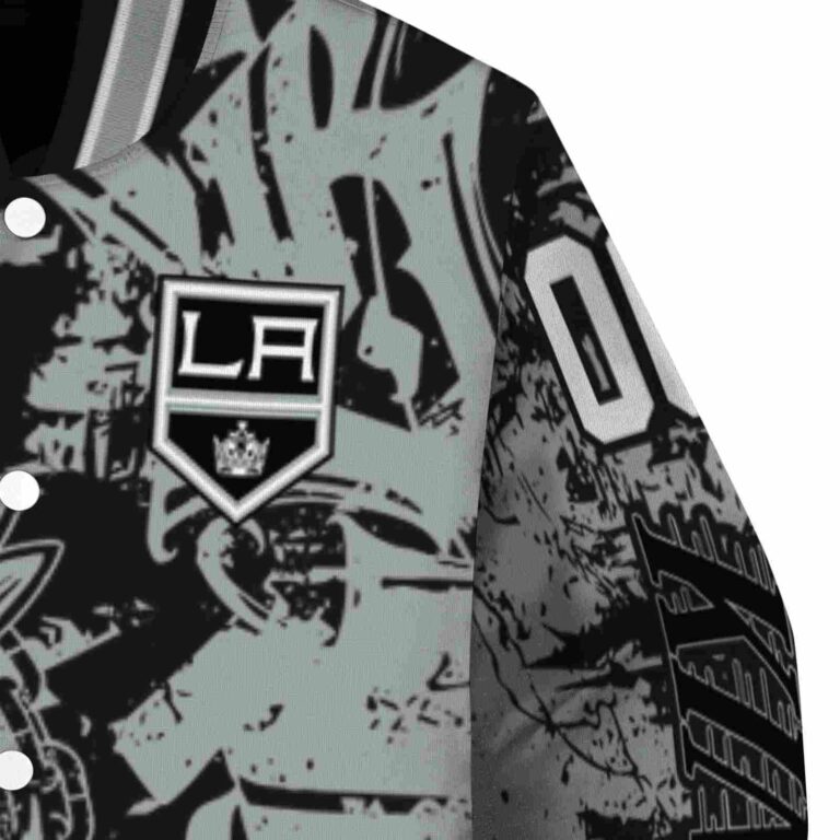 customized los angeles kings fishing art black jacket premium grade