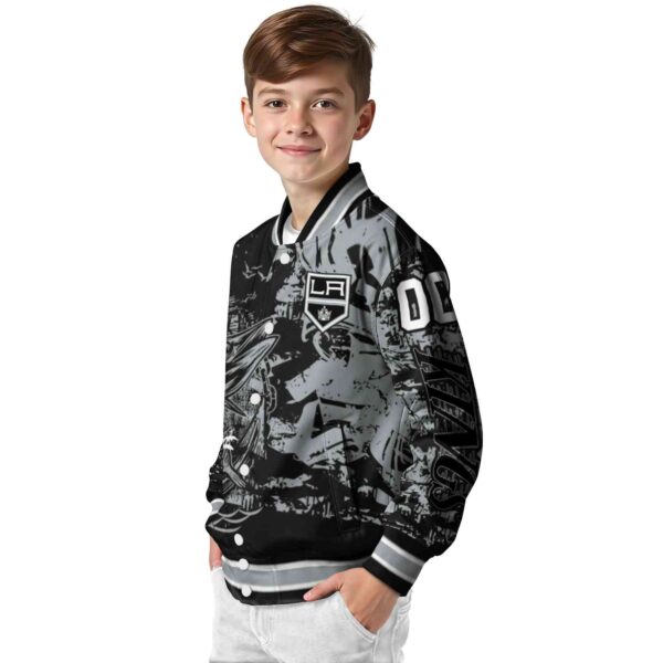 customized los angeles kings fishing art black jacket trendy