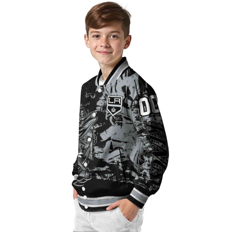 customized los angeles kings fishing art black jacket trendy