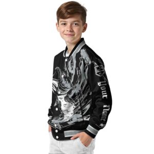 customized los angeles kings fishing passion black white jacket trendy