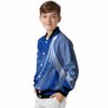 customized los angeles rams wave patterns blue jacket trendy