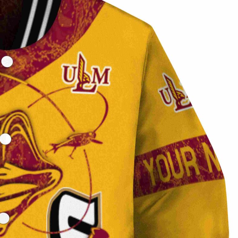 customized louisiana monroe warhawks fishing rod gold jacket premium grade
