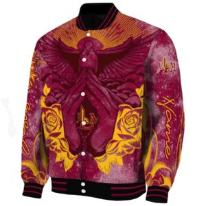 customized louisiana monroe warhawks praying hands red jacket best selling