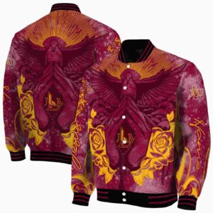 customized louisiana monroe warhawks praying hands red jacket fashion forward