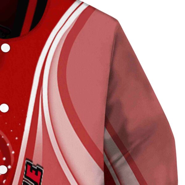 customized louisville cardinals wave patterns red jacket premium grade