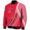 customized maryland terrapins wave patterns red jacket best selling