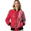 customized maryland terrapins wave patterns red jacket latest model