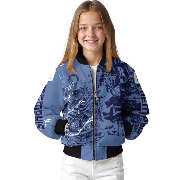 customized memphis grizzlies fishing art blue jacket top rated
