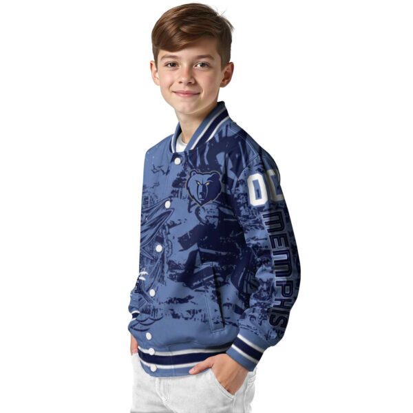 customized memphis grizzlies fishing art blue jacket trendy