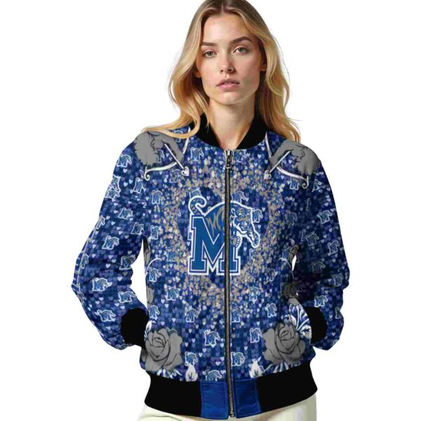 customized memphis tigers heart explosion blue jacket latest model