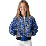 customized memphis tigers heart explosion blue jacket best selling