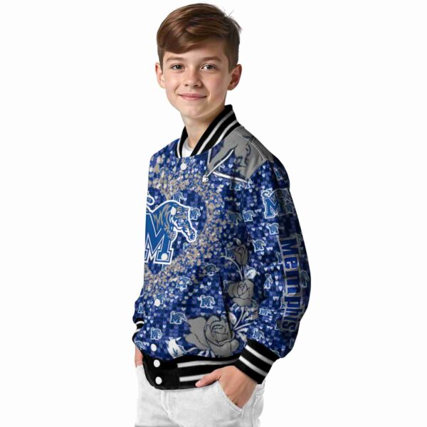 customized memphis tigers heart explosion blue jacket trendy