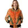 customized miami hurricanes praying hands orange jacket latest model