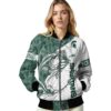 customized michigan state spartans fishing rod white jacket latest model