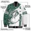customized michigan state spartans fishing rod white jacket new arrival