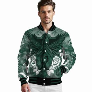 customized michigan state spartans praying hands green jacket high quality