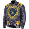 customized milwaukee brewers heart explosion navy blue jacket best selling