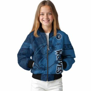 customized minnesota timberwolves fishing rod blue jacket top rated
